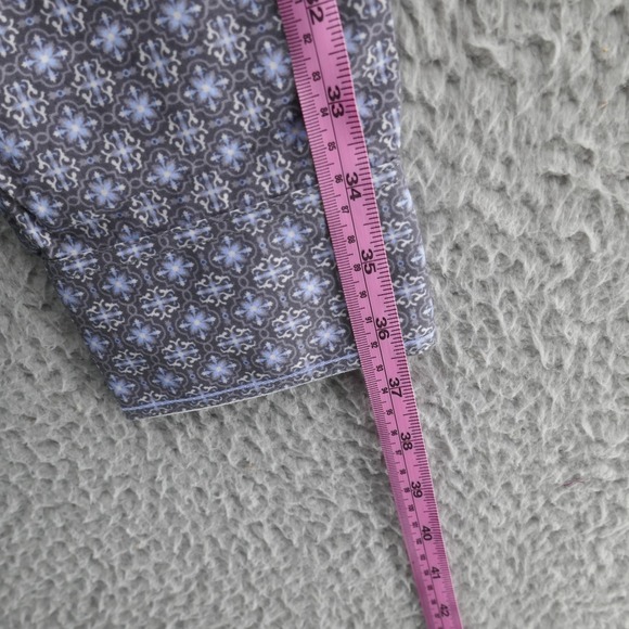 NWT Panhandle Rough Stock Pearl Snap Shirt XL Blue Mens Western Long Sleeve - Picture 10 of 15